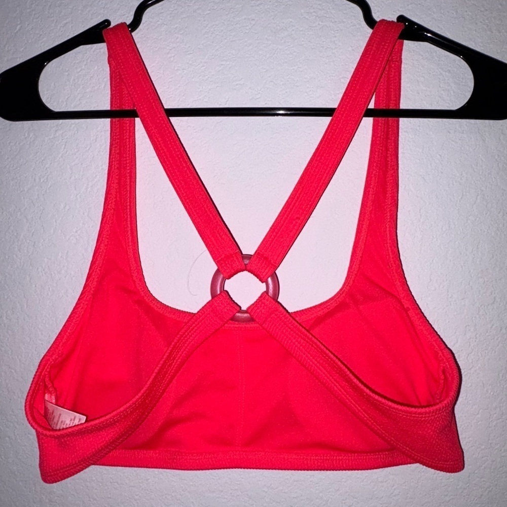 Neon Ribbed Swim Bikini Top - Picture 5 of 9